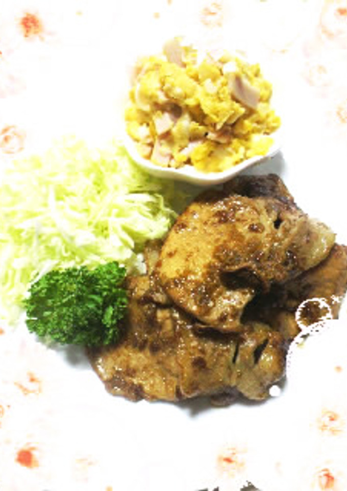 定番うちご飯にしょうが焼きﾌﾟﾚｰﾄ-レシピのメイン写真
