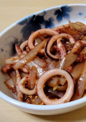 我が家の中華✿イカと玉ねぎの炒め-レシピのメイン写真