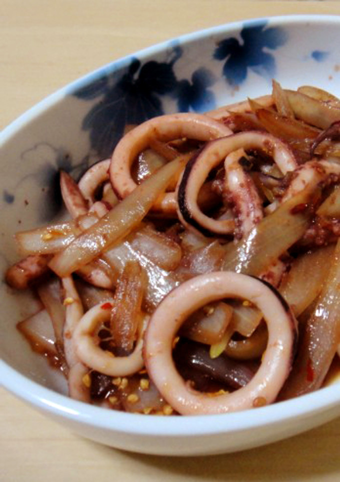 我が家の中華✿イカと玉ねぎの炒め-レシピのメイン写真
