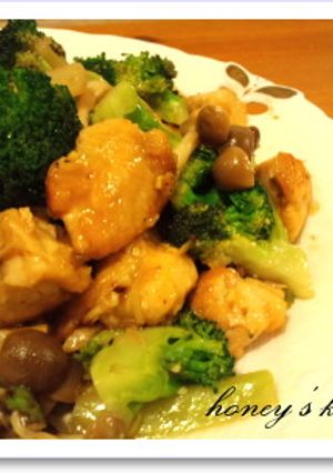 ブロッコリーと鶏肉のレモン塩炒め-レシピのメイン写真