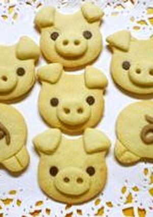 子供大喜び♪ぶたくん★クッキー★型抜き-レシピのメイン写真