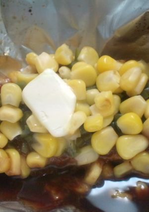 ☆かじきとコーンの味噌バターホイル焼き☆-レシピのメイン写真