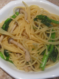 きのこと青菜のクリームパスタ-レシピのメイン写真