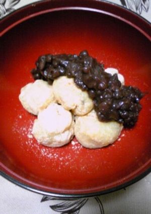 余ったぜんざい＆さつまいも餅-レシピのメイン写真