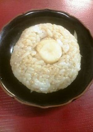 レンジで簡単!!帆立バター醤油おにぎり　-レシピのメイン写真