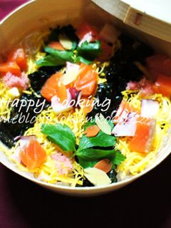 ひなまつりに♪簡単ばら寿司弁当-レシピのメイン写真