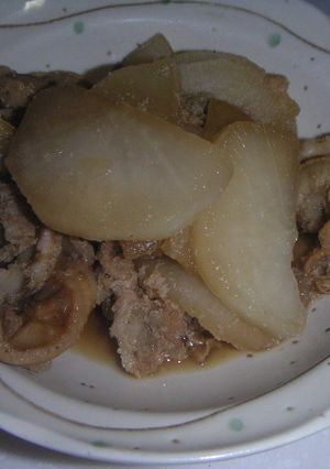 大根とホタテのひもの煮物-レシピのメイン写真