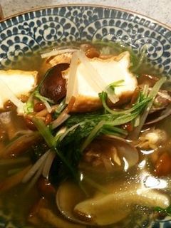 あさりと厚揚げの煮浸し-レシピのメイン写真