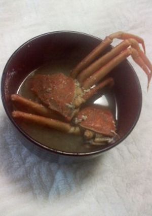 せいこ蟹の味噌汁-レシピのメイン写真