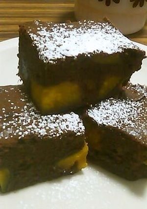 ゴロゴロかぼちゃのココアケーキ-レシピのメイン写真