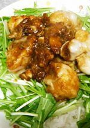 特性ソースが決め手！チーズ鶏丼★-レシピのメイン写真