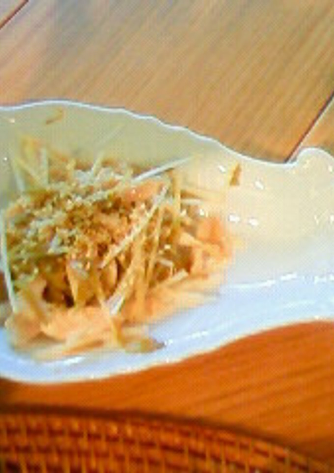 ゆで鶏とザーサイの簡単おつまみ！-レシピのメイン写真