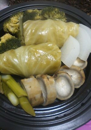 タジン鍋で簡単ロールキャベツ-レシピのメイン写真