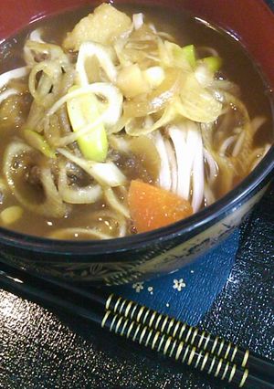 残ったカレーに一工夫♡絶品カレーうどん-レシピのメイン写真
