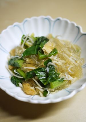 青菜の春雨煮-レシピのメイン写真
