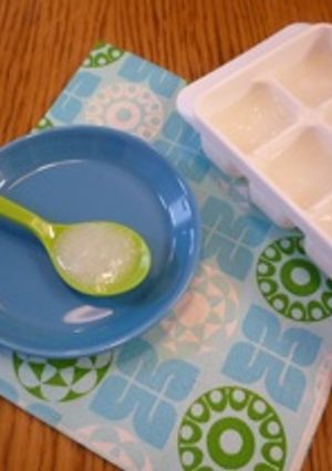 はじめて離乳食 10倍粥冷凍キューブ-レシピのメイン写真