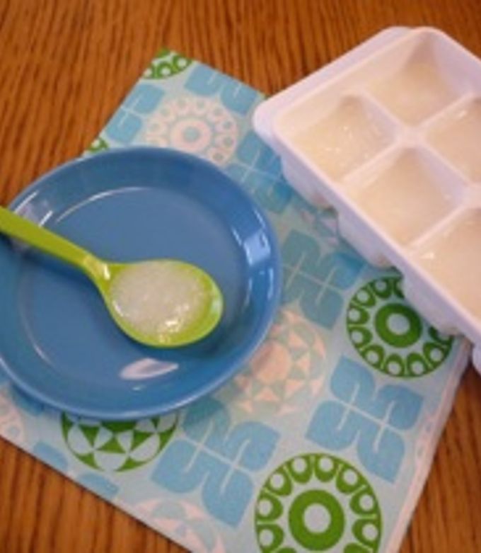 はじめて離乳食 10倍粥冷凍キューブ by niconoco 【クックパッド