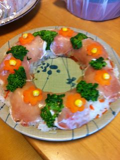 簡単!かわいいちらしずしケーキ♪-レシピのメイン写真