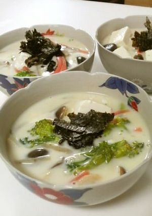 あさりと豆腐にきのこたっぷり☆和シチュー-レシピのメイン写真