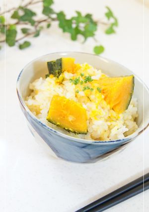 コンソメミルクでかぼちゃご飯✿-レシピのメイン写真