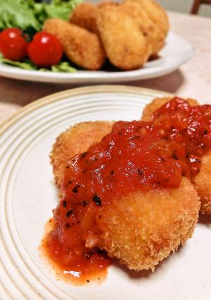 簡単！ホワイトソースとクリームコロッケ☆-レシピのメイン写真
