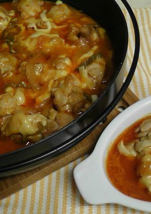 簡単☆トマトのチーズチキン煮込み-レシピのメイン写真