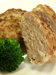 鶏の軟骨入りハンバーグ-レシピのメイン写真