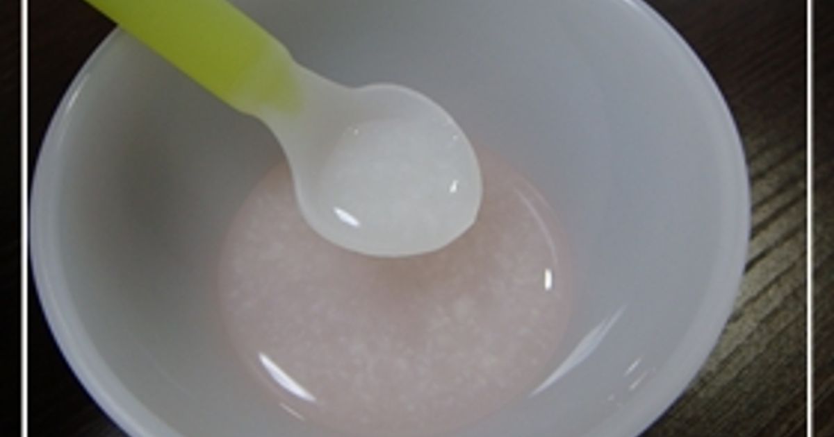 離乳食 * 初期 * 10倍粥 by choco_555 【クックパッド】 簡単おいしい