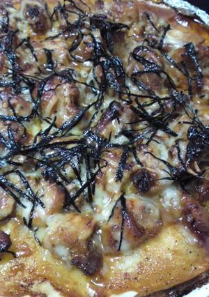 照り焼きチキンピザ-レシピのメイン写真
