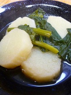 長芋とほうれん草のさっと煮-レシピのメイン写真