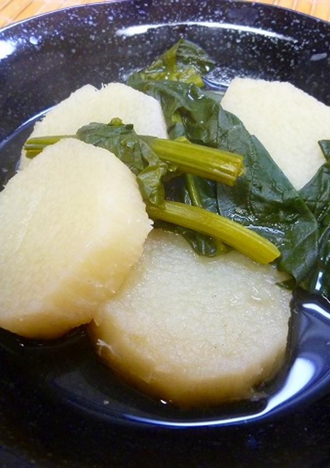 長芋とほうれん草のさっと煮-レシピのメイン写真