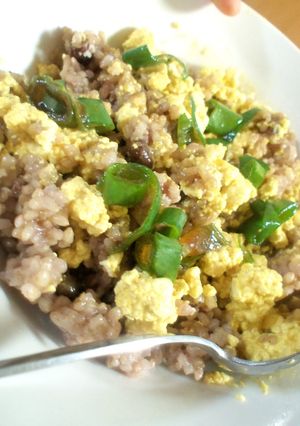 【食事療法】なんちゃって卵チャーハン-レシピのメイン写真