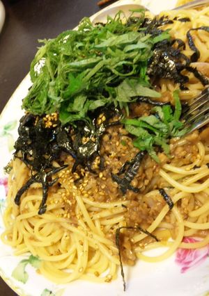 ひと手間かけて♪絶品☆納豆パスタ☆-レシピのメイン写真