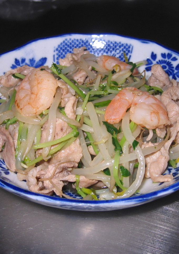 豆苗ともやしの中華炒め-レシピのメイン写真