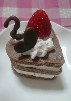 HMでできるチョー簡単ケーキ＋＊。-レシピのメイン写真