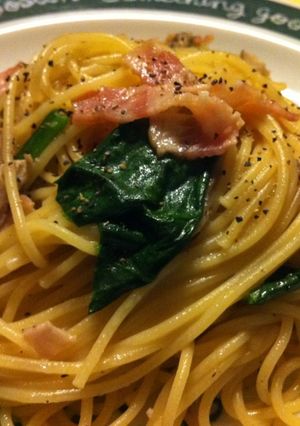 ベーコンとほうれん草のパスタ-レシピのメイン写真