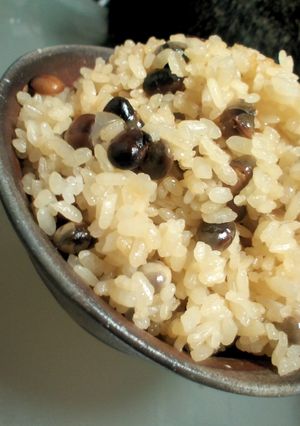 シンプル煎り大豆ご飯-レシピのメイン写真