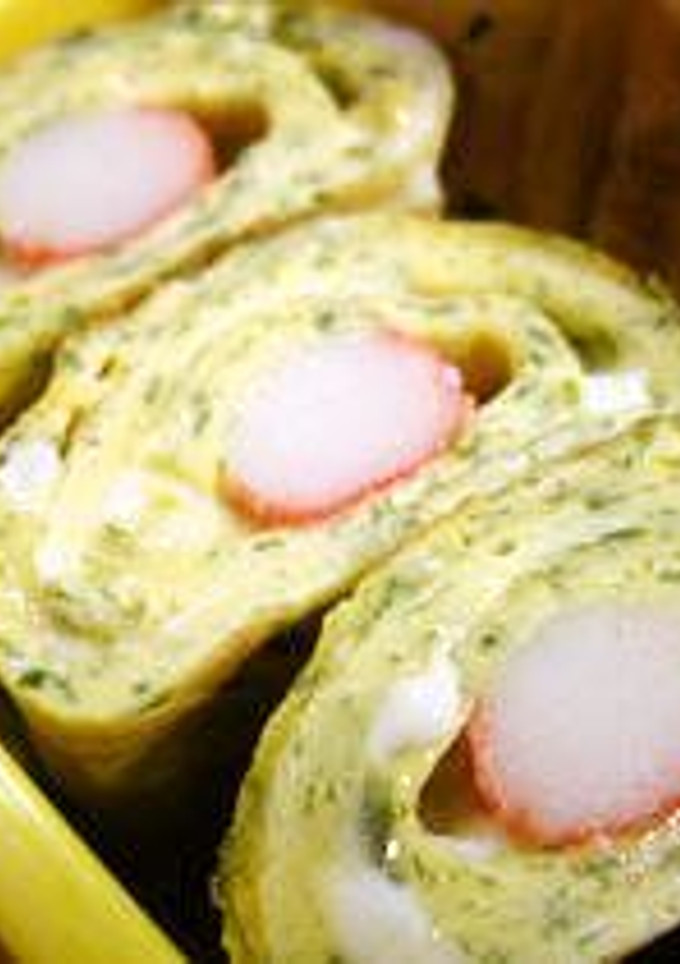 お弁当のおかず◆カニカマ巻き巻き卵焼き◆-レシピのメイン写真