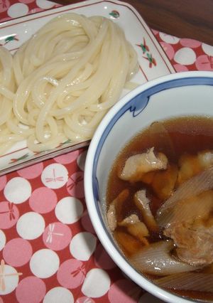 豚肉とねぎたっぷり☆つけうどん-レシピのメイン写真
