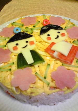 簡単！安い！ひなまつりちらし寿司-レシピのメイン写真