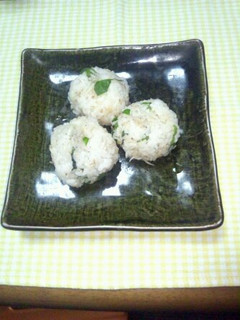 青じそとじゃこのおにぎり-レシピのメイン写真