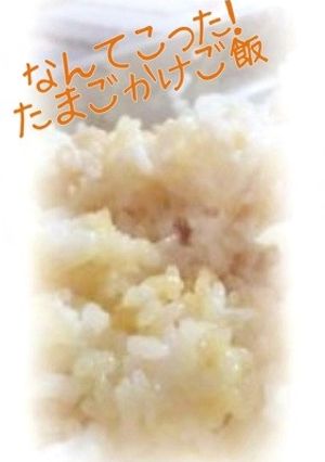 卵がないのに「たまごかけごはん！」-レシピのメイン写真