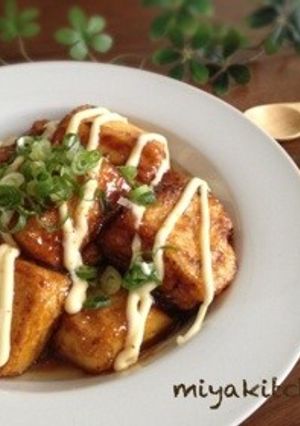 １０分で！１００円で！豆腐の照りマヨ焼き-レシピのメイン写真