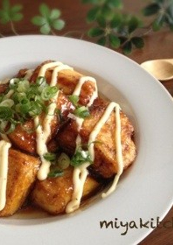 １０分で！１００円で！豆腐の照りマヨ焼き-レシピのメイン写真