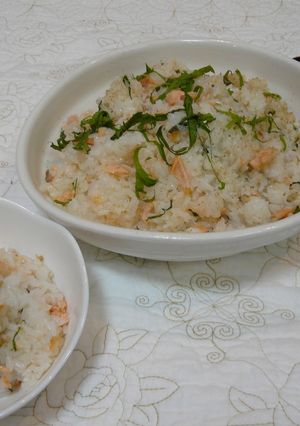 美味！　焼き鮭としそのちらし寿司　-レシピのメイン写真