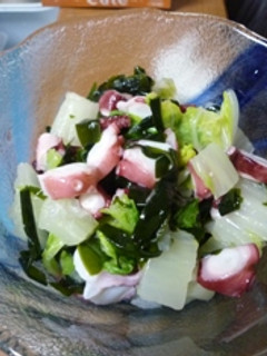 タコの酢の物-レシピのメイン写真