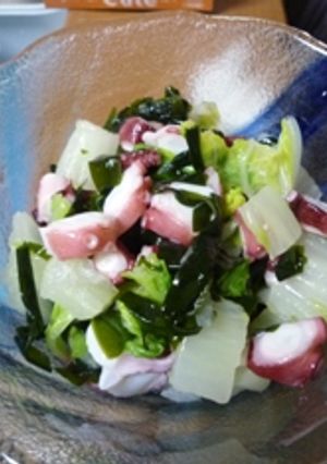 タコの酢の物-レシピのメイン写真