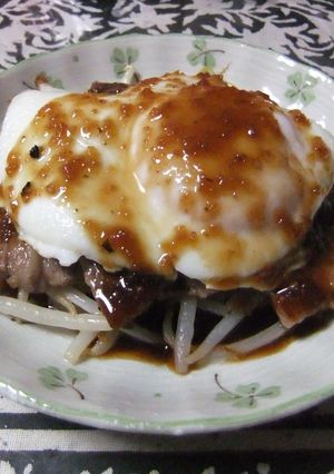簡単！焼き肉玉子のせ-レシピのメイン写真