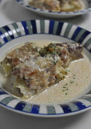 ミルク仕立て♪白菜の豚肉ロール-レシピのメイン写真