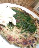 【食事療法】そば粉でベジお好み焼き
